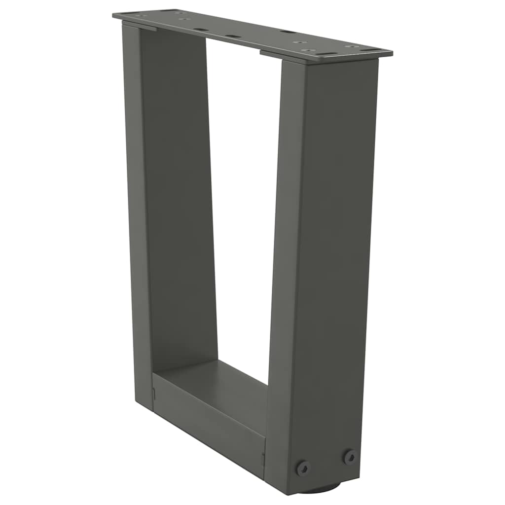 Coffee Table Legs V-Shape 2 pcs Anthracite 40x(30-31.3) cm Steel