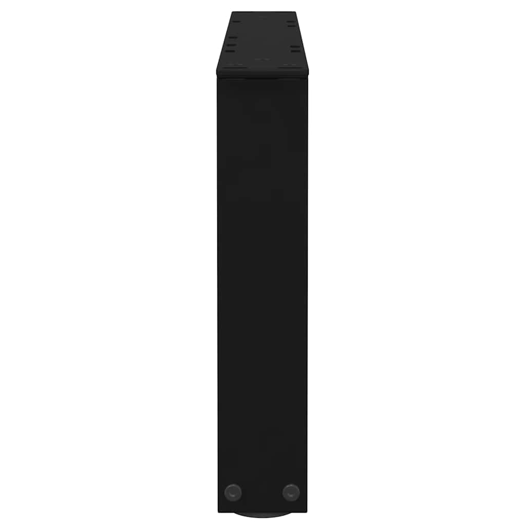 Coffee Table Legs V-Shape 2 pcs Black 50x(30-31.3) cm Steel