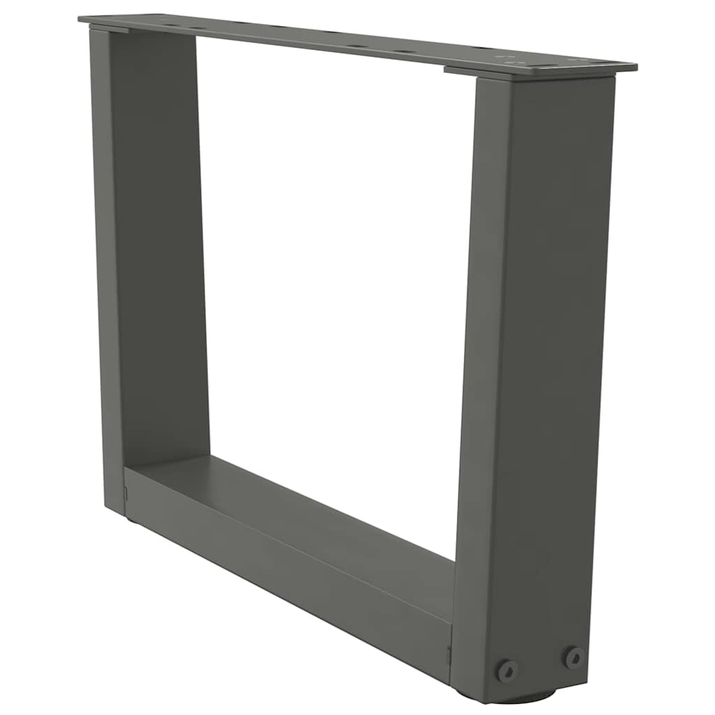 Coffee Table Legs V-Shape 2 pcs Anthracite 50x(30-31.3) cm Steel