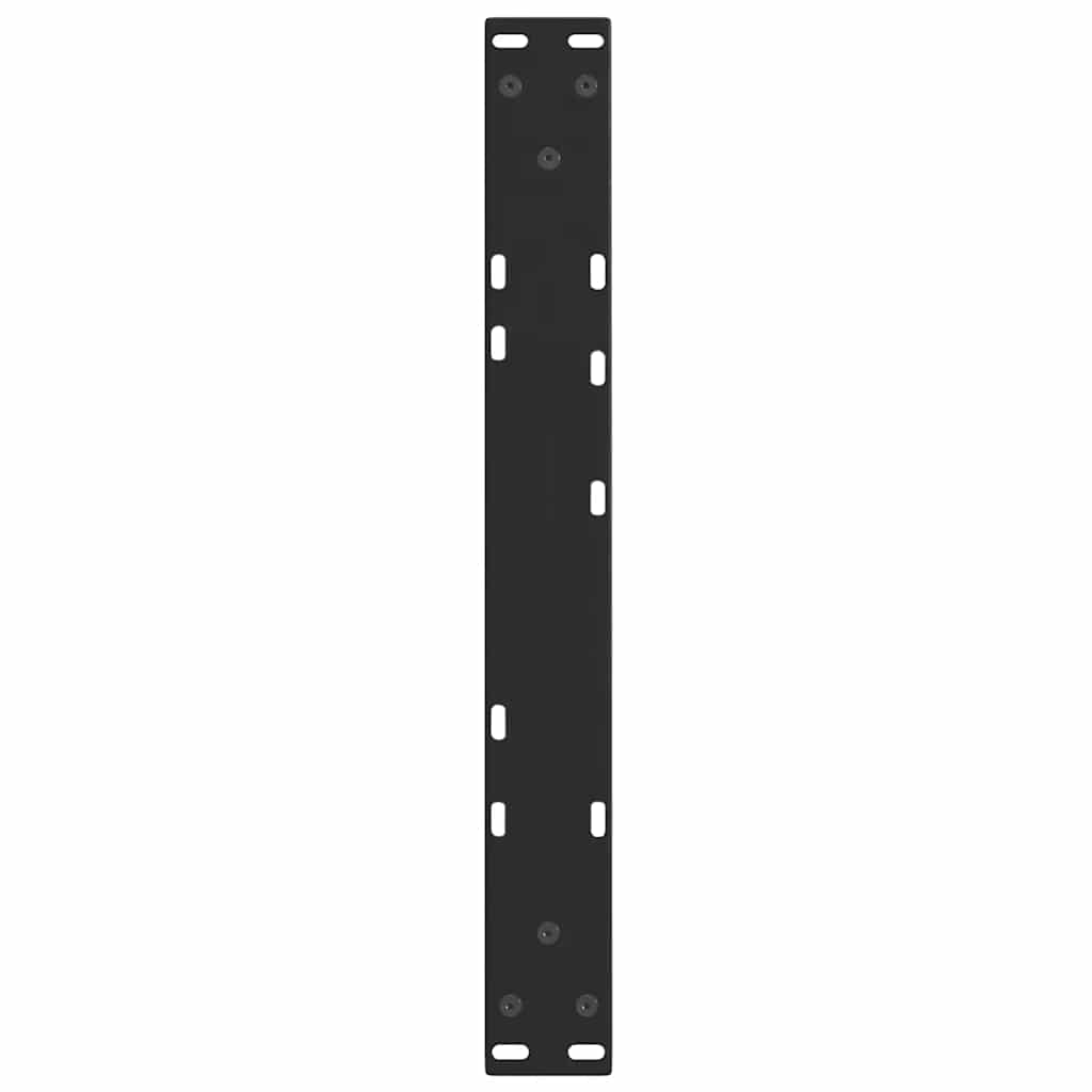 Coffee Table Legs V-Shape 2 pcs Black 60x(30-31.3) cm Steel