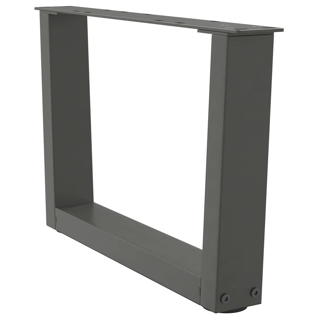 Coffee Table Legs V-Shape 2 pcs Anthracite 60x(30-31.3) cm Steel