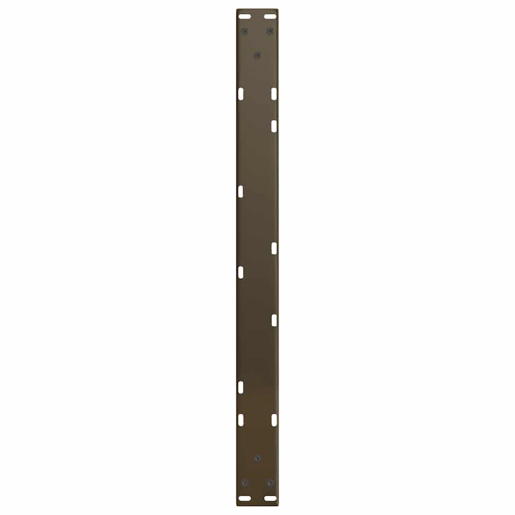 Coffee Table Legs V-Shape 2 pcs Natural Steel 70x(30-31.3) cm Steel
