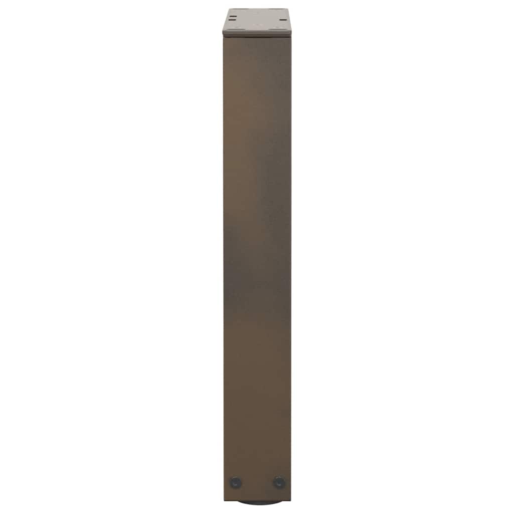 Coffee Table Legs V-Shape 2 pcs Natural Steel 28x(42-43.3) cm Steel