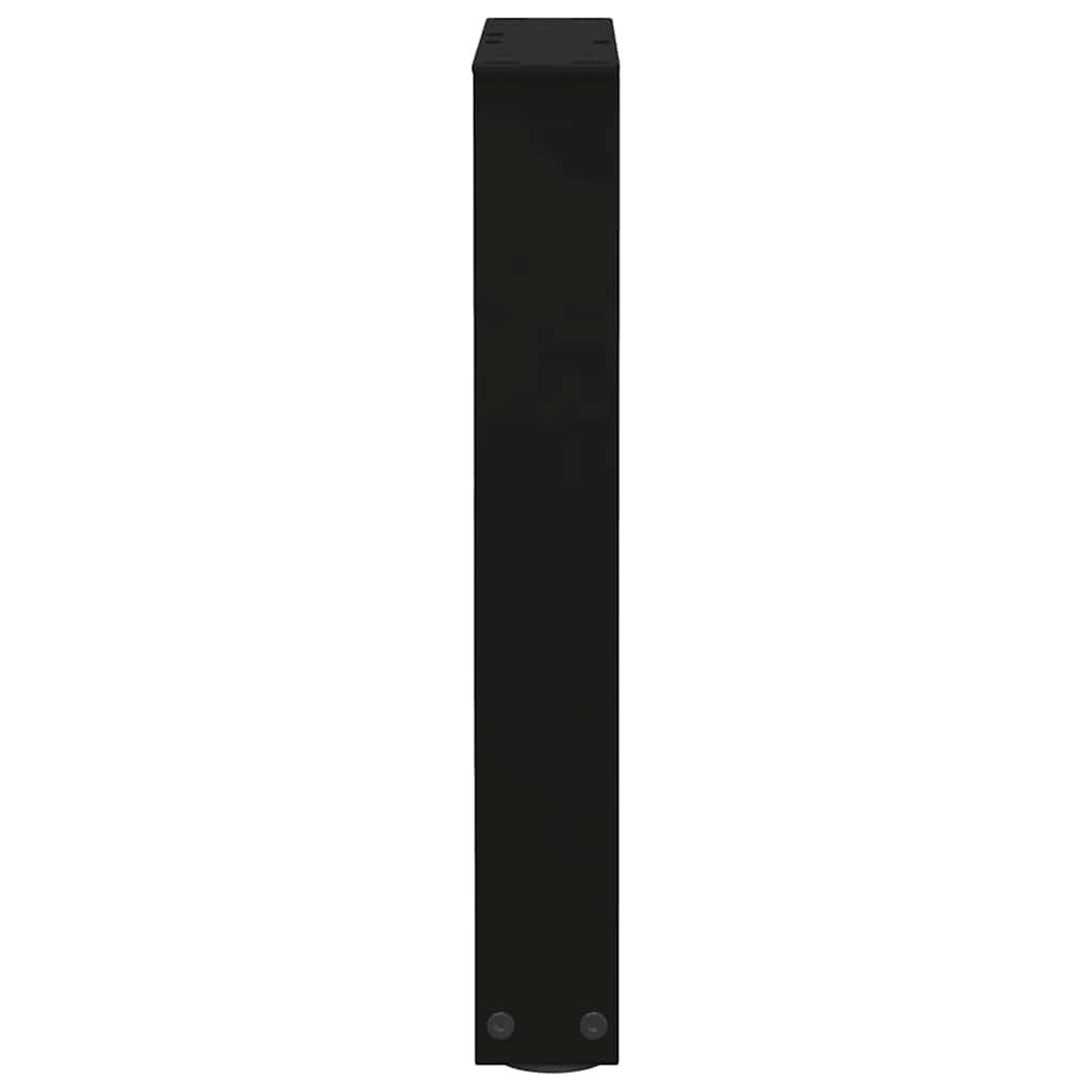 Coffee Table Legs V-Shape 2 pcs Black 38x(42-43.3) cm Steel