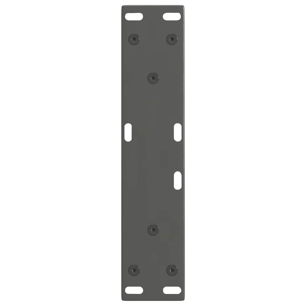 Coffee Table Legs V-Shape 2 pcs Anthracite 38x(42-43.3) cm Steel