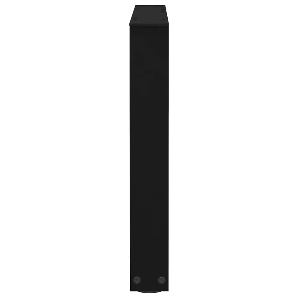 Coffee Table Legs V-Shape 2 pcs Black 50x(42-43.3) cm Steel