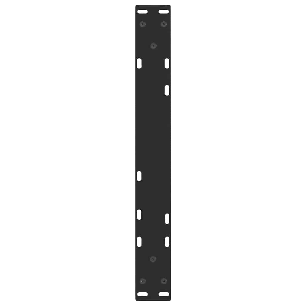 Coffee Table Legs V-Shape 2 pcs Black 50x(42-43.3) cm Steel