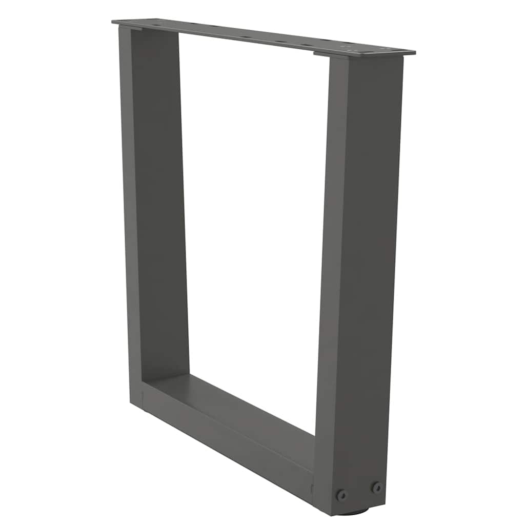 Coffee Table Legs V-Shape 2 pcs Anthracite 60x(42-43.3) cm Steel
