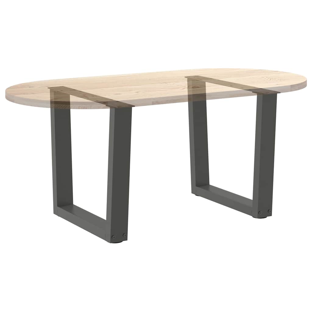 Coffee Table Legs V-Shape 2 pcs Anthracite 60x(42-43.3) cm Steel