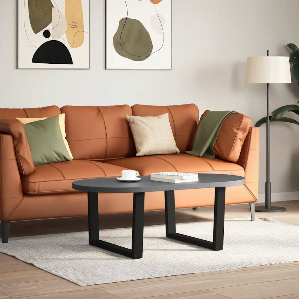 Coffee Table Legs V-Shape 2 pcs Black 70x(42-43.3) cm Steel