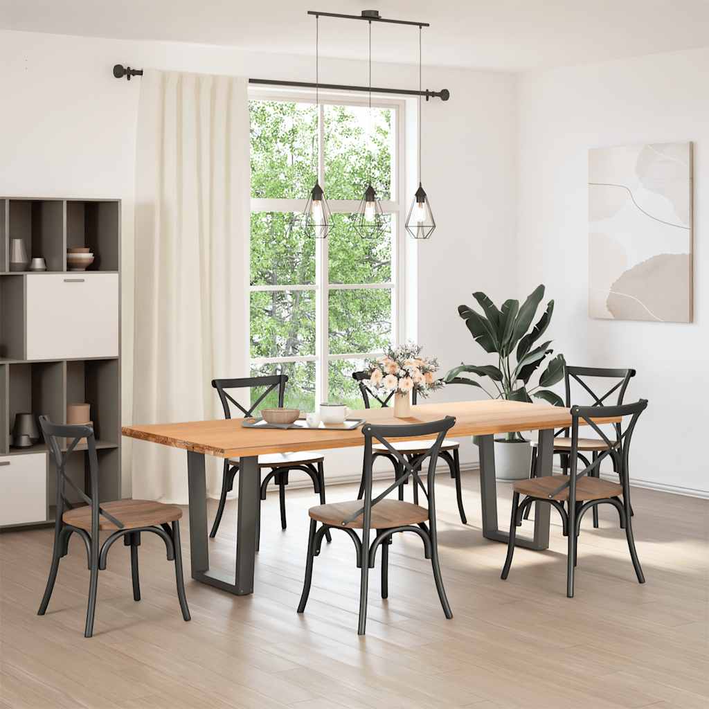 Coffee Table Legs V-Shape 2 pcs Anthracite 70x(42-43.3) cm Steel