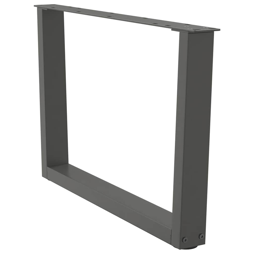 Coffee Table Legs V-Shape 2 pcs Anthracite 70x(42-43.3) cm Steel