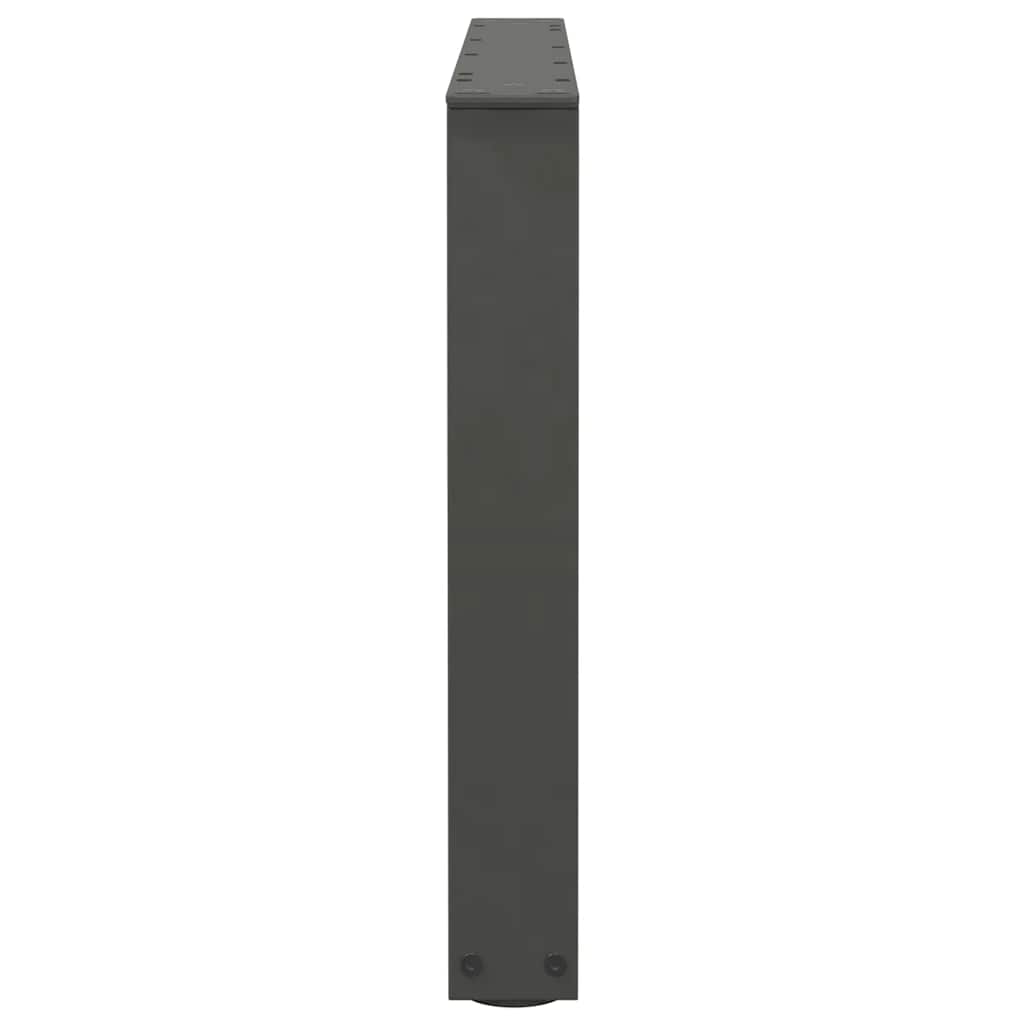 Coffee Table Legs V-Shape 2 pcs Anthracite 70x(42-43.3) cm Steel