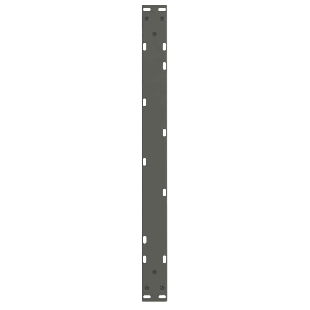 Coffee Table Legs V-Shape 2 pcs Anthracite 70x(42-43.3) cm Steel