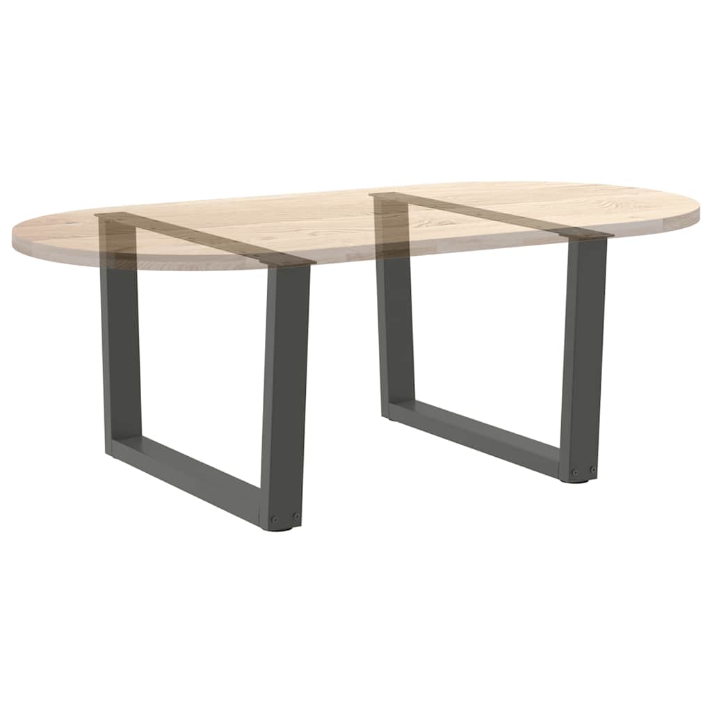 Coffee Table Legs V-Shape 2 pcs Anthracite 70x(42-43.3) cm Steel