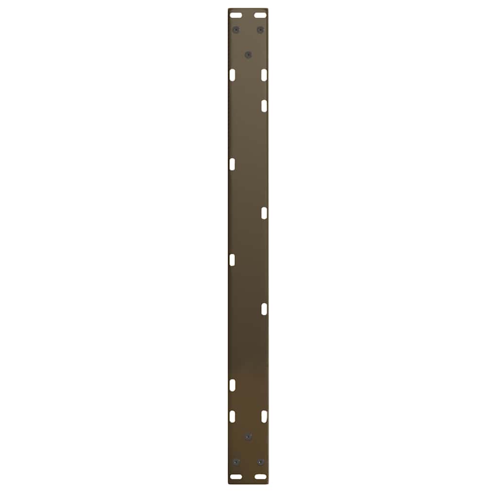Coffee Table Legs V-Shape 2 pcs Natural Steel 70x(42-43.3) cm Steel