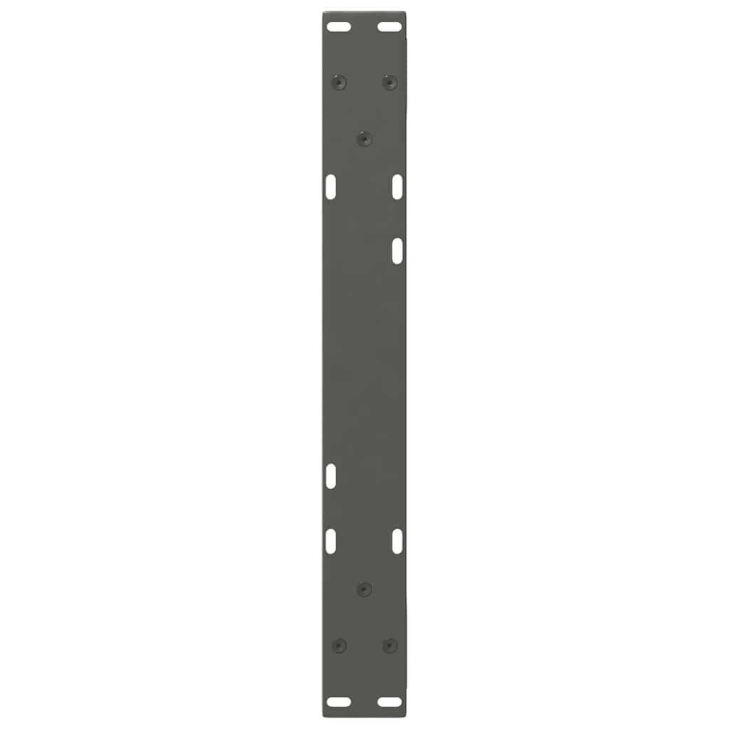 Coffee Table Legs 2 pcs Anthracite 50x(30-31.3) cm Steel