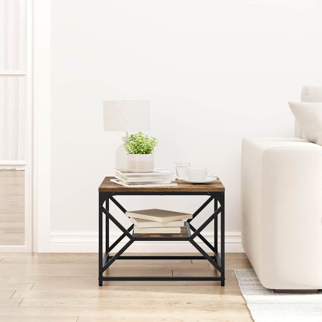 Coffee Table Smoked oak 51 x 50 x 40 cm