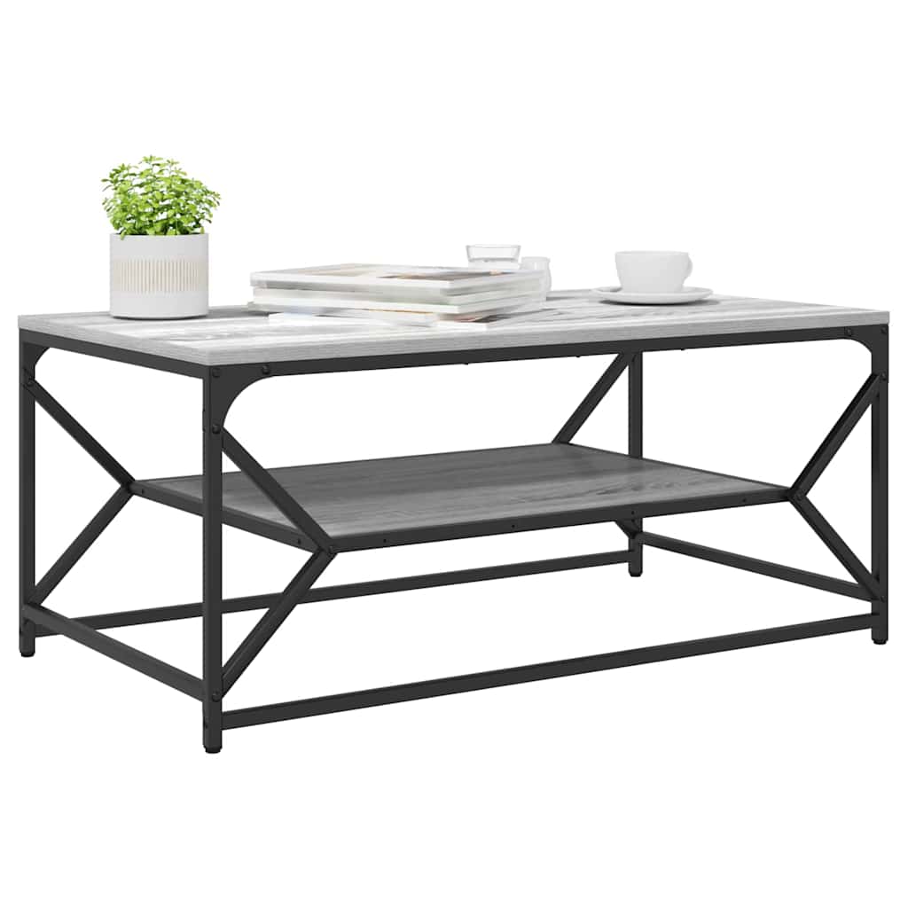 Coffee Table Grey sonoma 90 x 50 x 40 cm