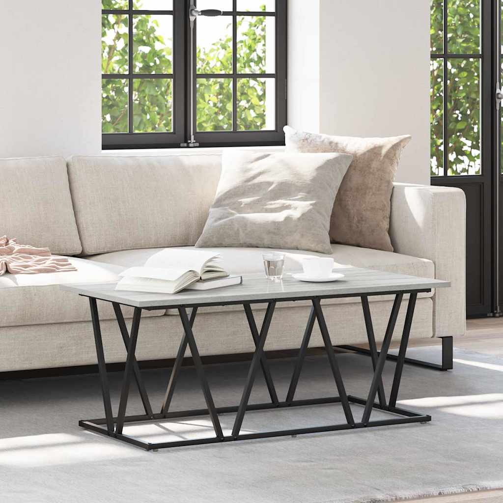 Coffee Table Grey sonoma 100 x 50 x 40 cm