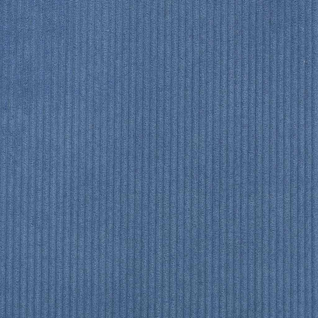 Box Spring Bed Blue 90 x 190 cm Corduroy fabric