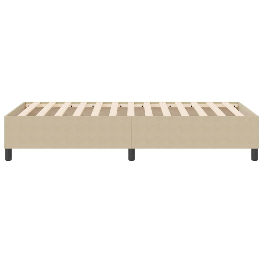 Box Spring Bed Grey Green 90 x 190 cm Corduroy fabric