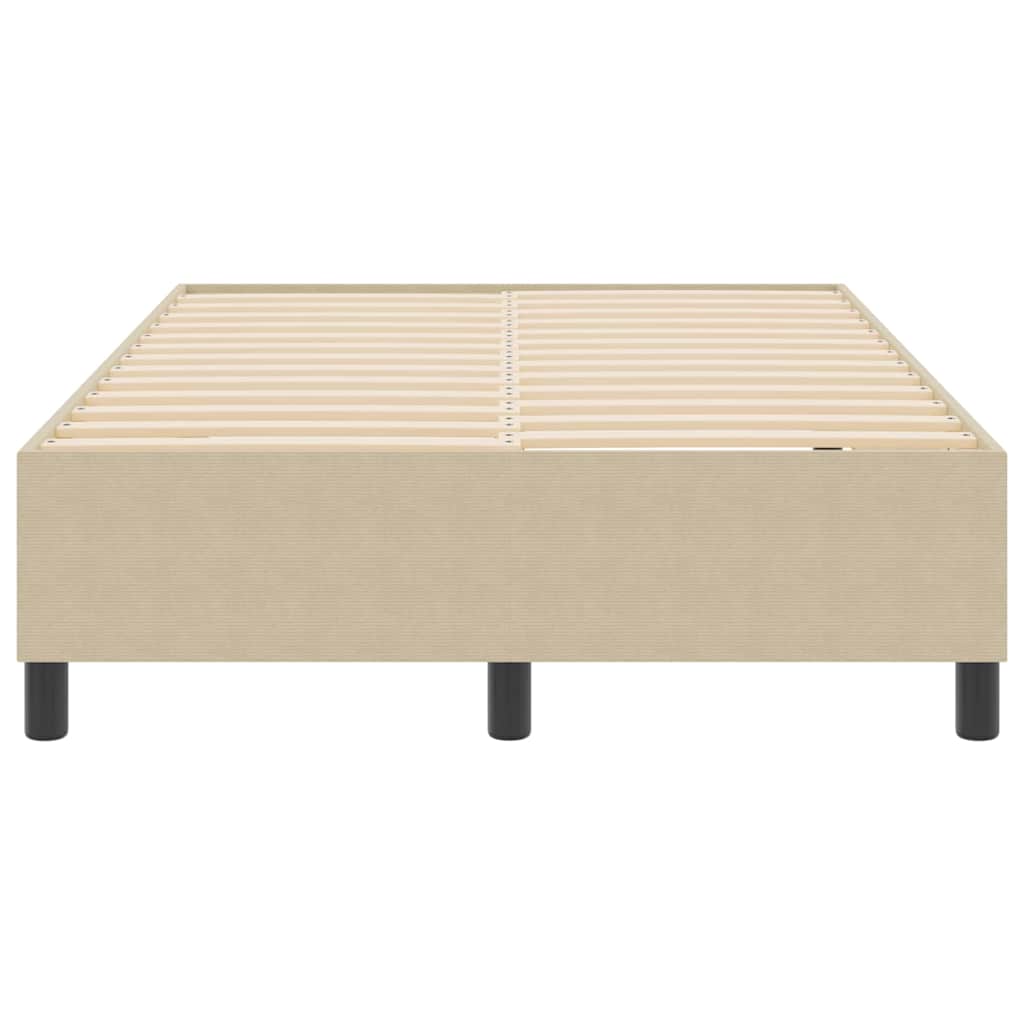 Box Spring Bed Grey Green 120 x 190 cm Corduroy fabric
