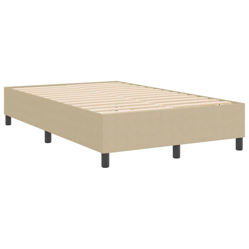 Box Spring Bed Grey Green 120 x 200 cm Corduroy fabric