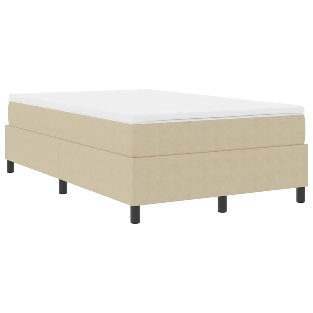 Box Spring Bed Grey Green 120 x 200 cm Corduroy fabric