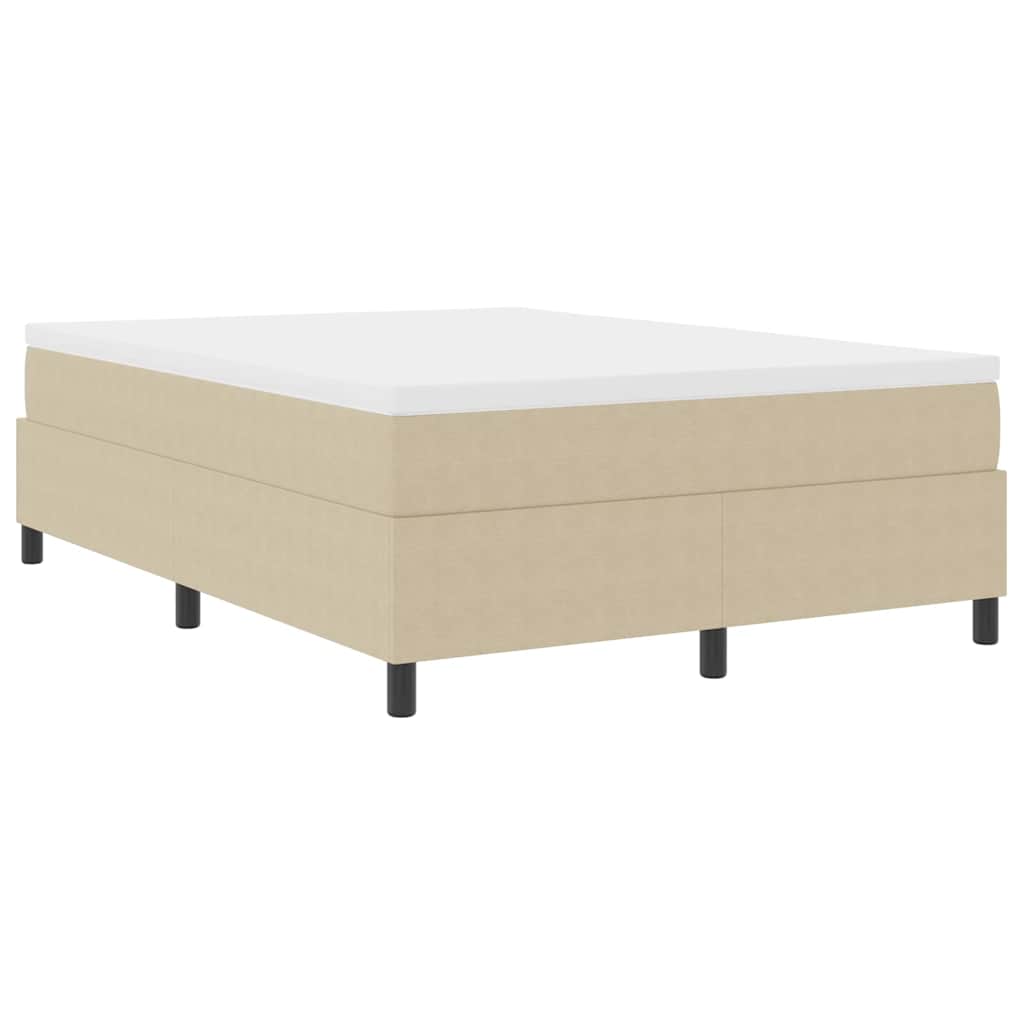 Box Spring Bed Grey Green 160 x 200 cm Corduroy fabric