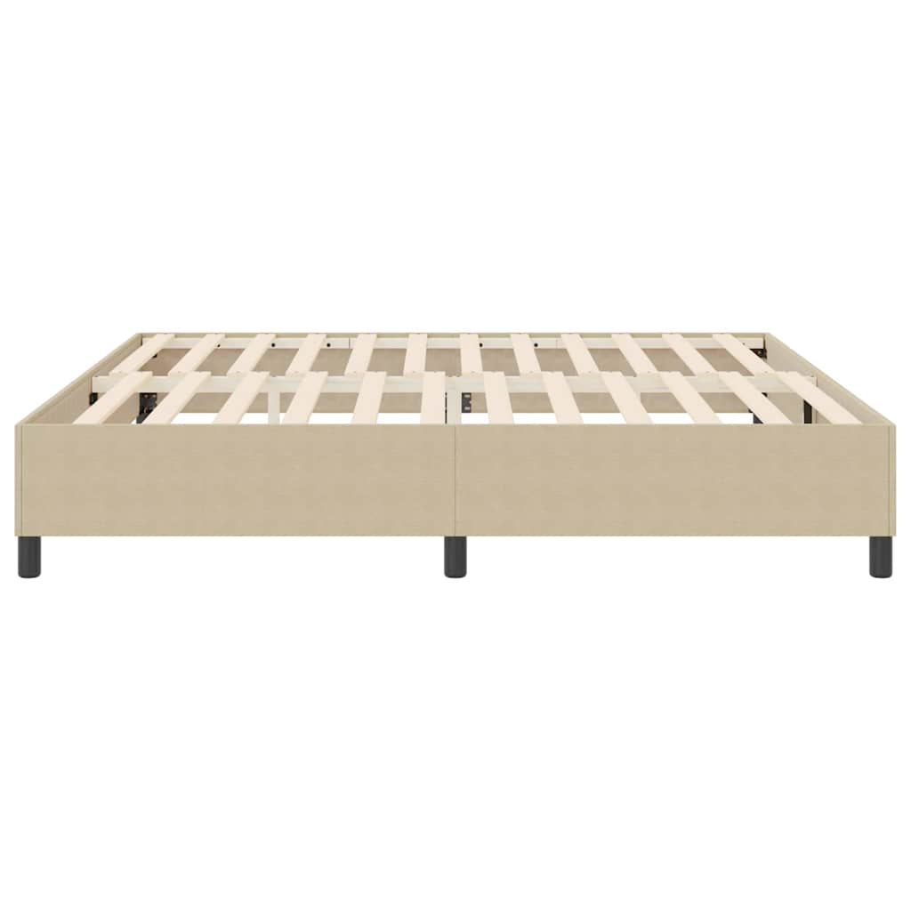 Box Spring Bed Grey Green 200 x 200 cm Corduroy fabric