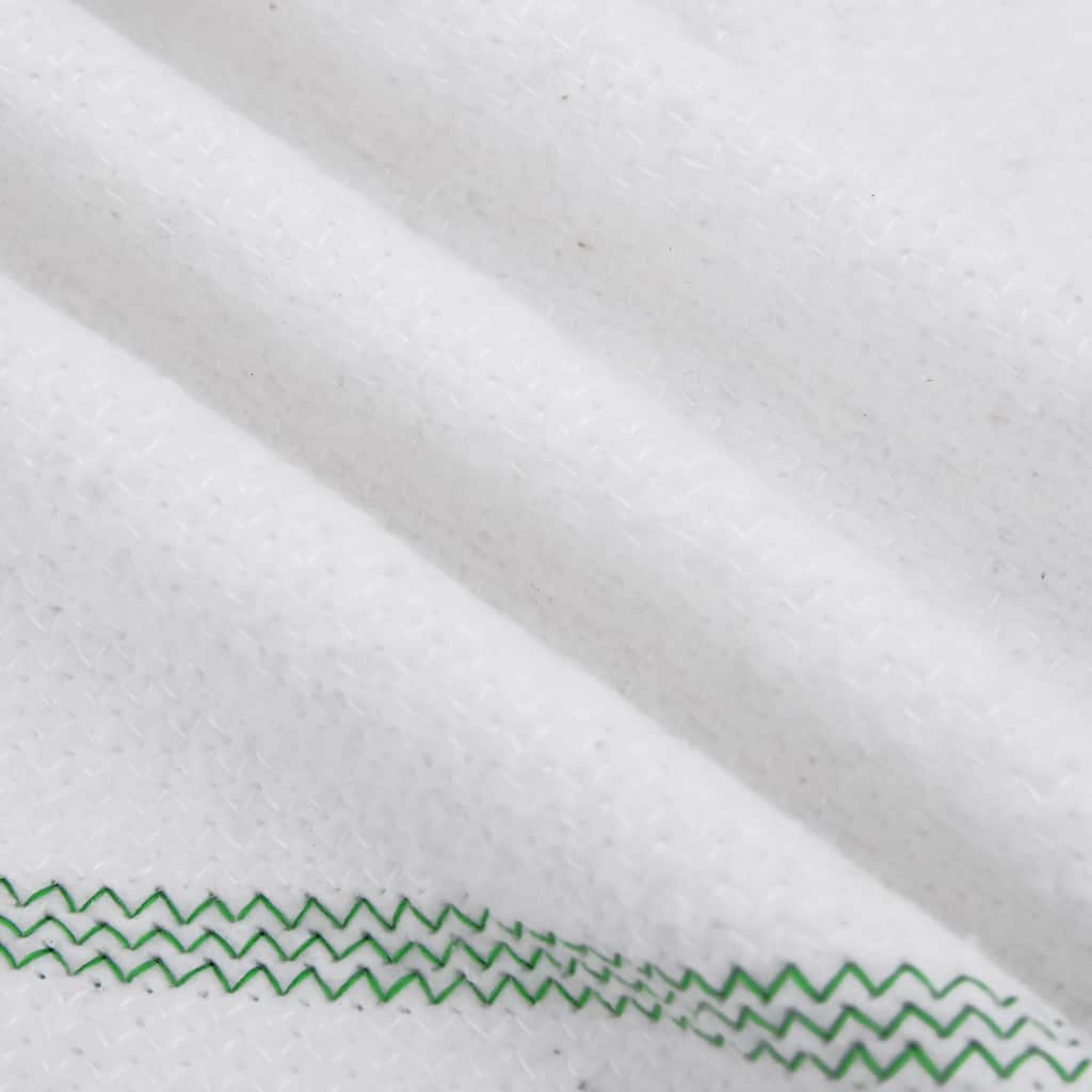 Cleaning Cloths 50 pcs White with Green Stripes 50x60 cm