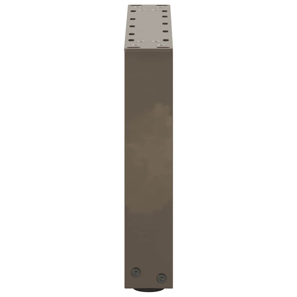 Coffee Table Legs U-Shaped 2 pcs Natural Steel 40x(30-31) cm Steel