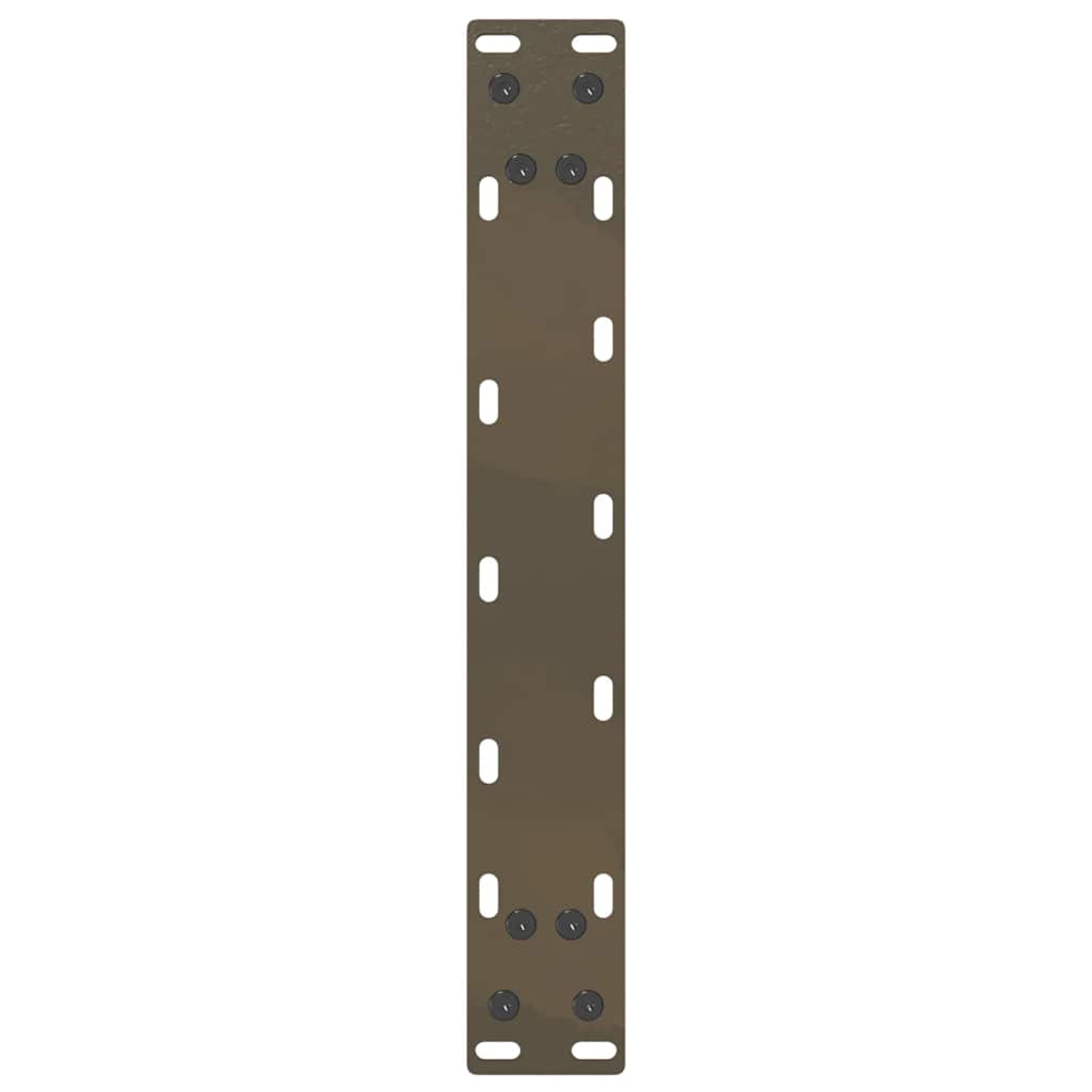 Coffee Table Legs U-Shaped 2 pcs Natural Steel 40x(30-31) cm Steel
