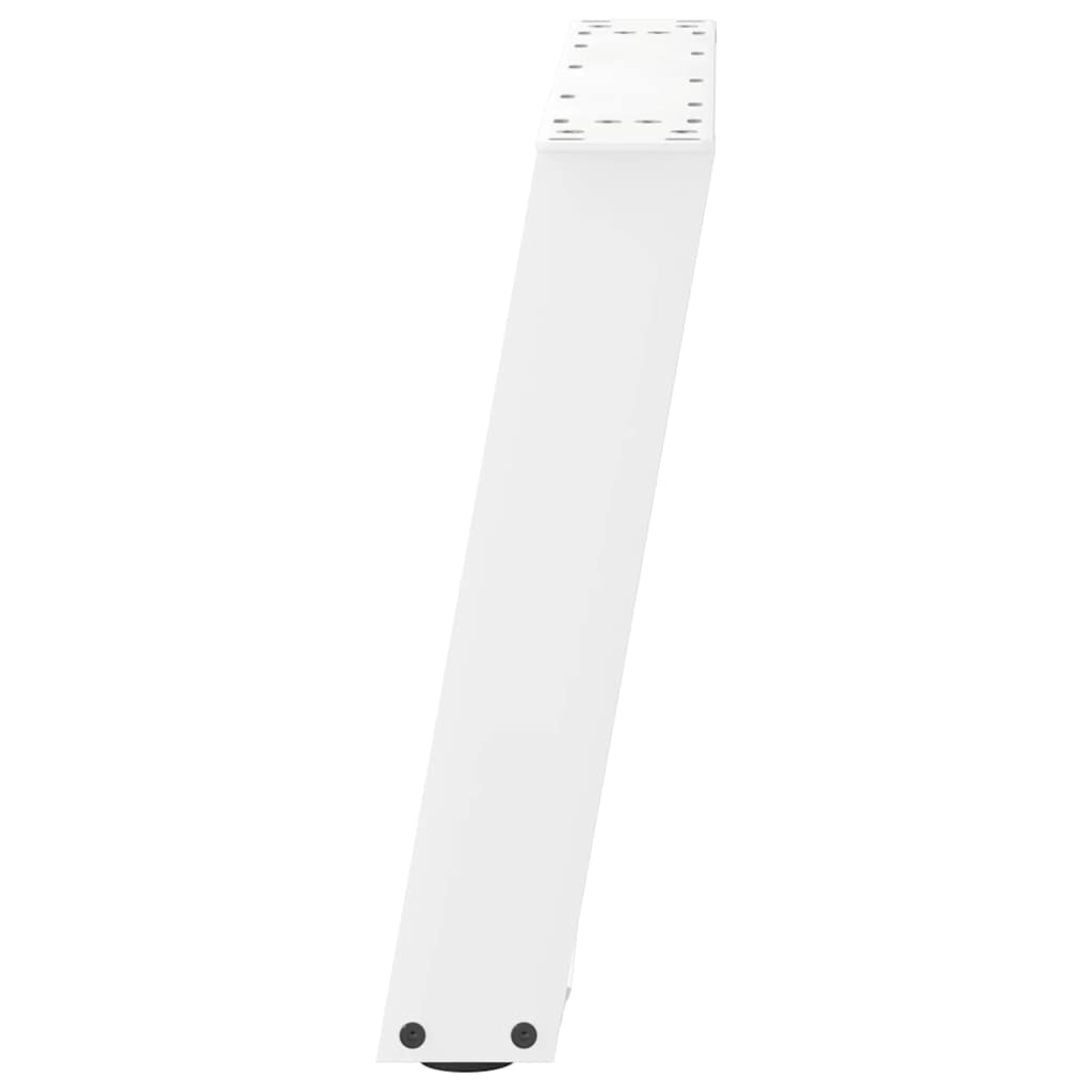Coffee Table Legs U-Shaped 2 pcs White 50x(42-43) cm Steel
