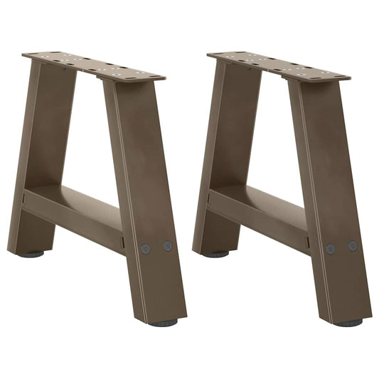 Coffee Table Legs A-Shaped 2 pcs 50x(30-31) cm Steel