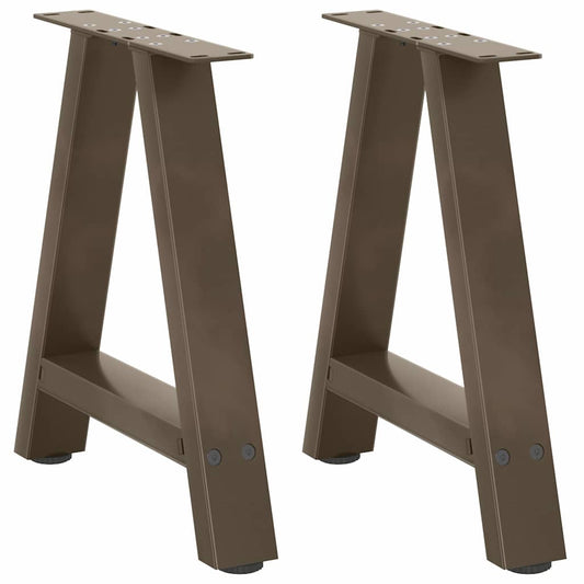 Coffee Table Legs A-Shaped 2 pcs 50x(42-43) cm Steel