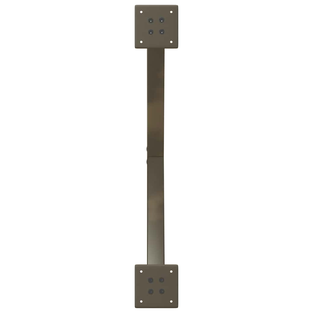 Coffee Table Legs X-Shaped 2 pcs Natural Steel 70x(30-31) cm Steel