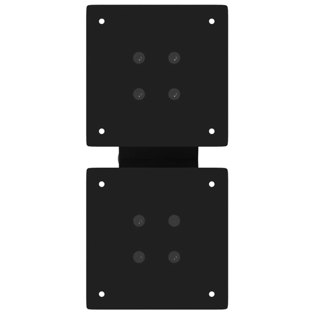 Coffee Table Legs X-Shaped 2 pcs Black 40x(30-31) cm Steel