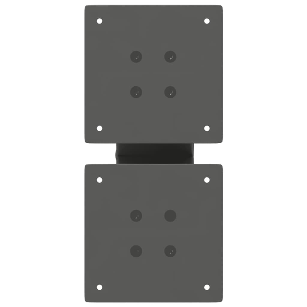 Coffee Table Legs X-Shaped 2 pcs Anthracite 40x(30-31) cm Steel