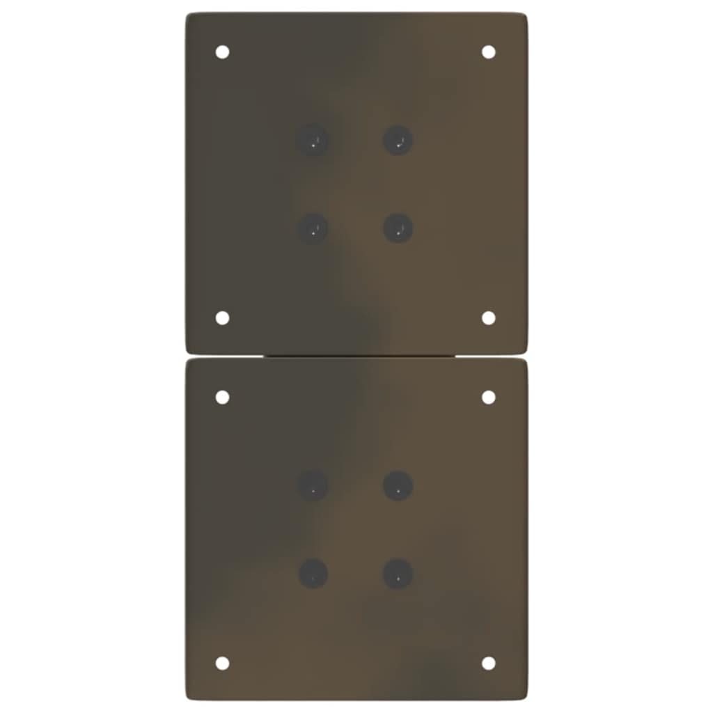 Coffee Table Legs X-Shaped 2 pcs Natural Steel 28x(42-43) cm Steel