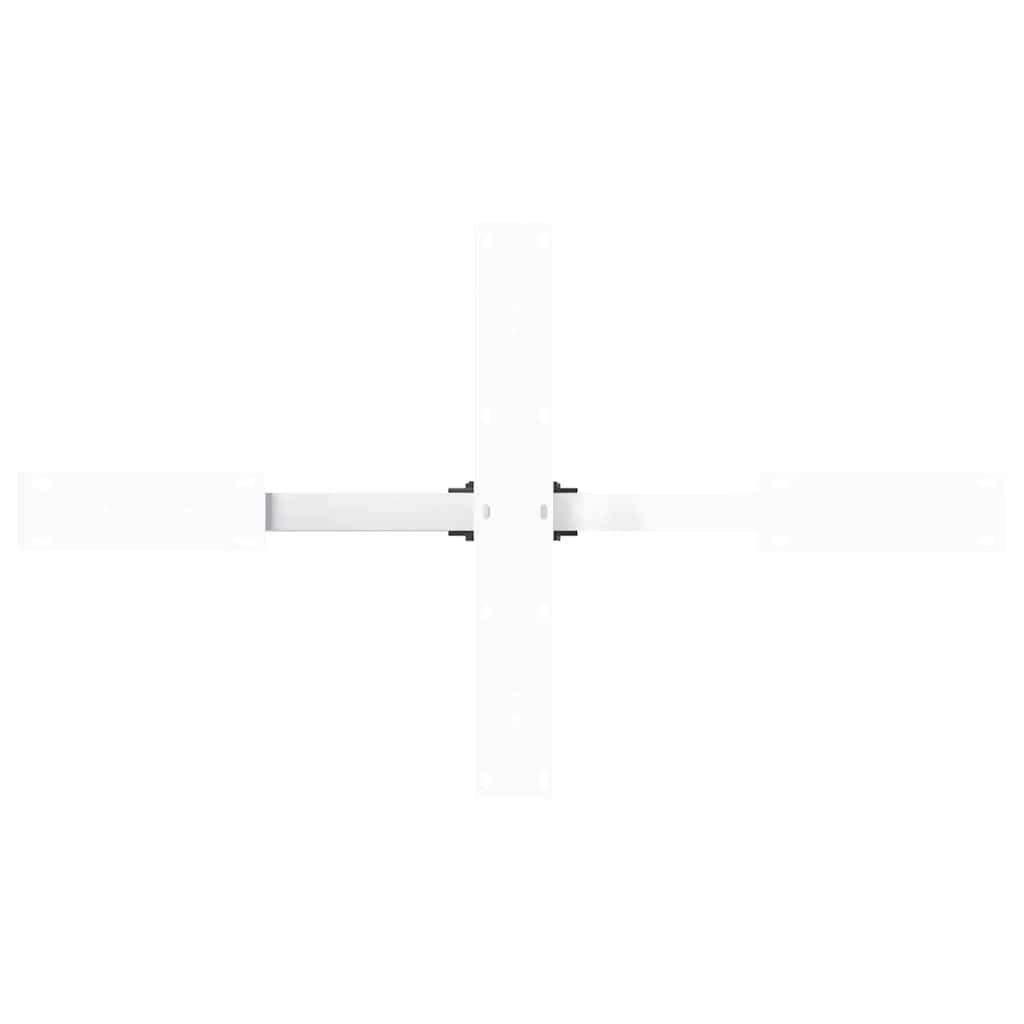 Coffee Table Leg Spider Shape White 98x58x(42-43) cm Steel
