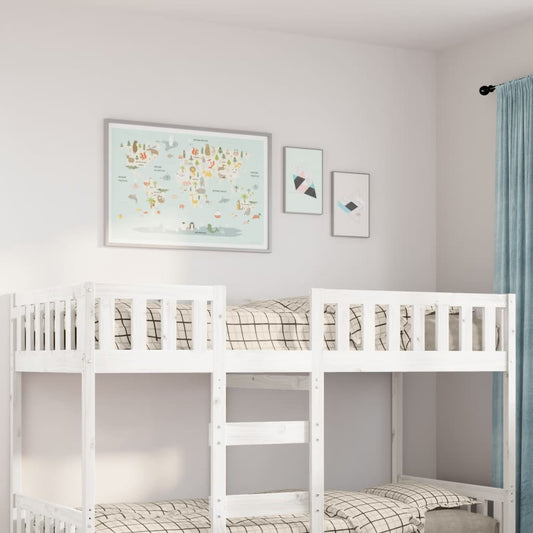 Children's Bed without Mattress White 90x200 cm Solid Wood Pine