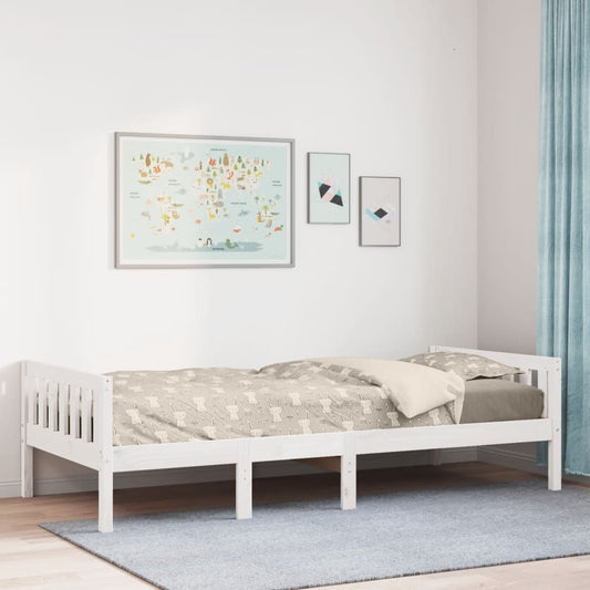 Children's Bed without Mattress White 90x200 cm Solid Wood Pine