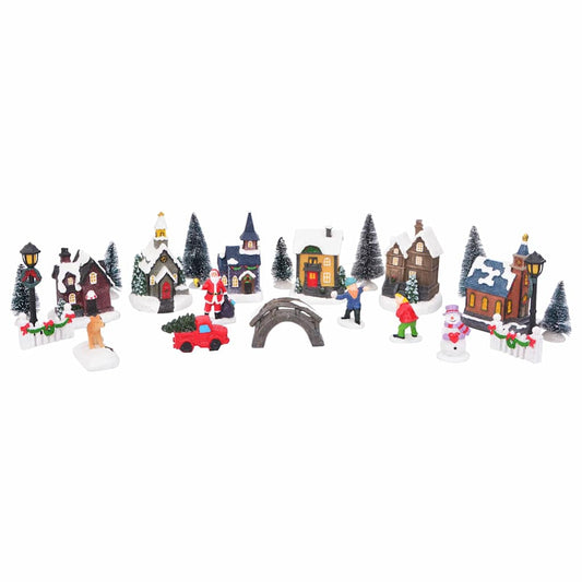 Christmas Tabletop Decor Multicolour 6.5 x 9.1 cm Resin