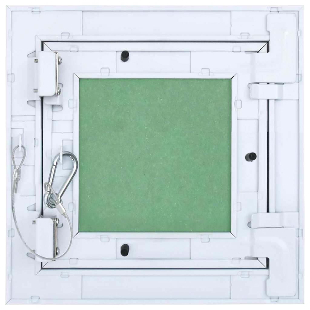 Access Panel White 20 x 20 cm Aluminium and Plasterboard