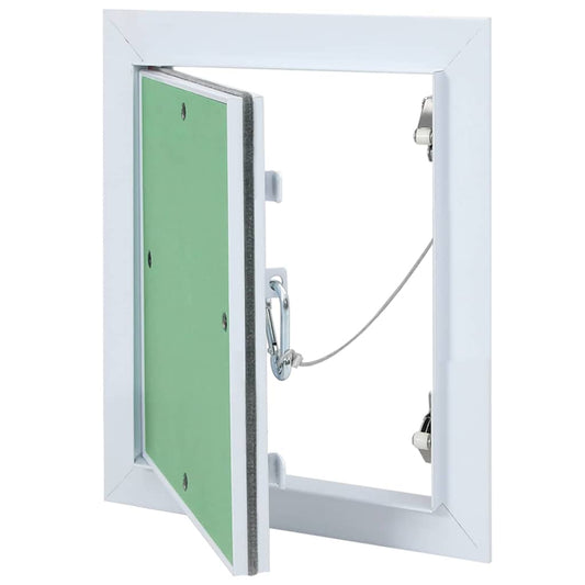 Access Panel White 25 x 30 cm Aluminium and Plasterboard