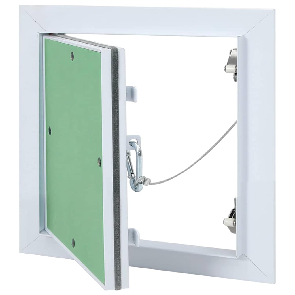 Access Panel White 30 x 30 cm Aluminium and Plasterboard