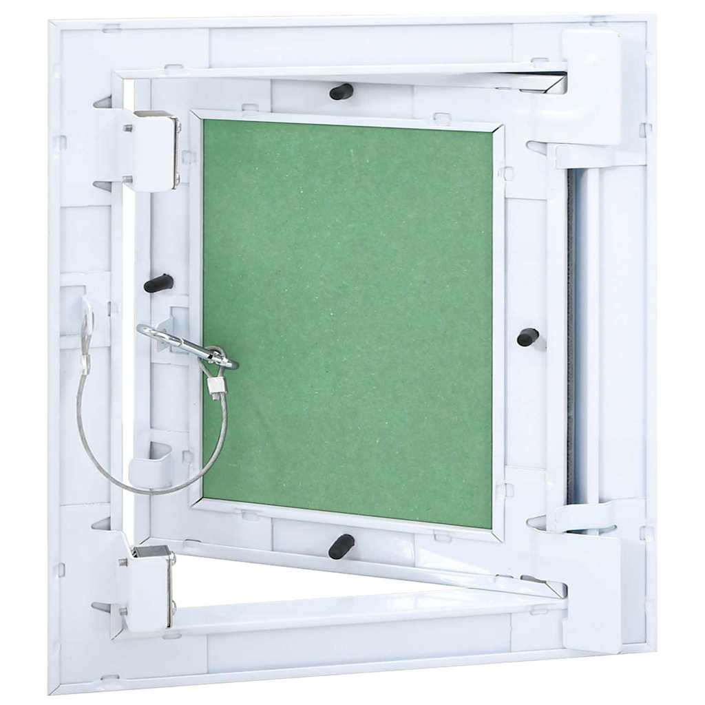 Access Panel White 30 x 30 cm Aluminium and Plasterboard