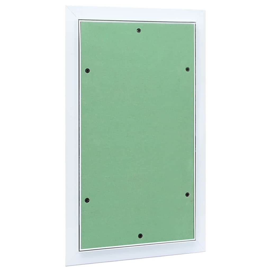 Access Panel White 30 x 45 cm Aluminium and Plasterboard